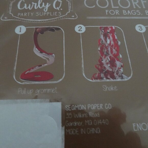 Gift Bag Filler No Mess Reusable For FOUR Bags Baskets Boxes Red White Silver - Picture 9 of 10